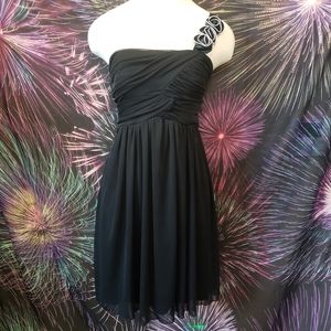 City Triangles Black Prom Dress XS One Strap